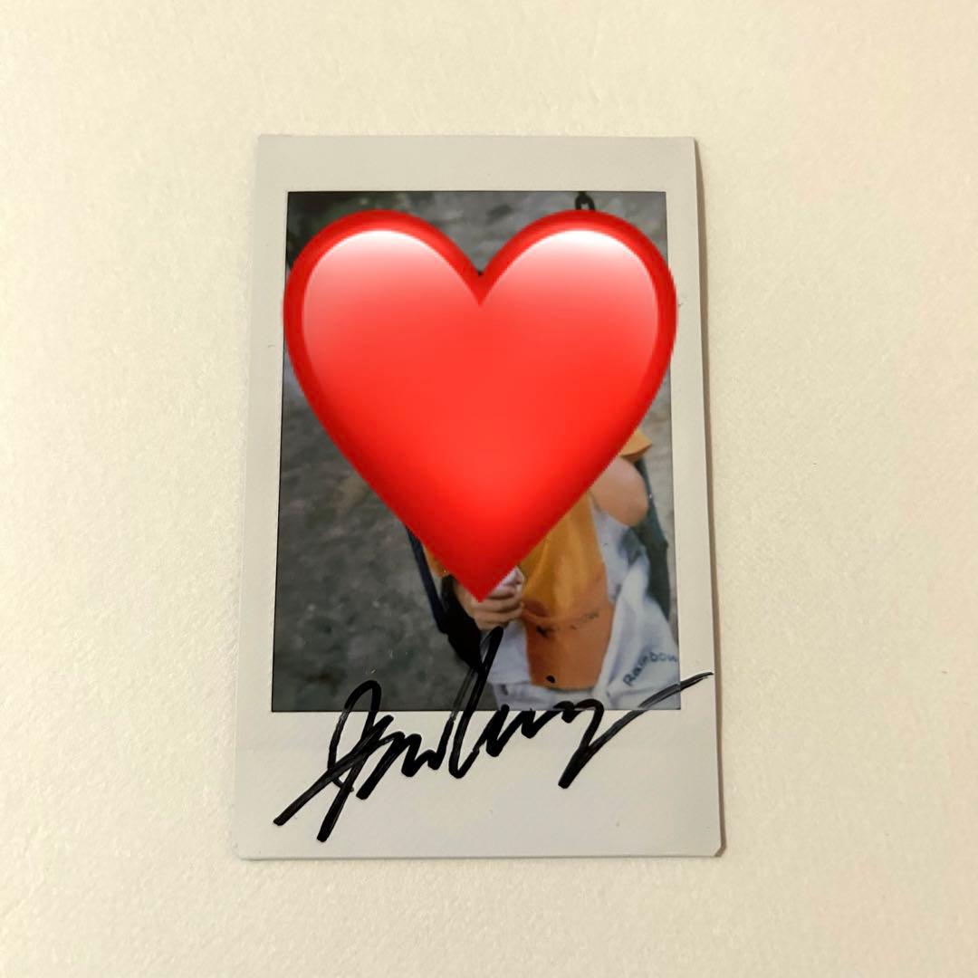 RAINZ ウンギ 直筆サイン入り ポラロイド