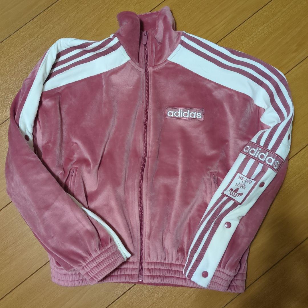 ADIDAS Mサイズ アディブレイク ベロア トラックトップ KD1655