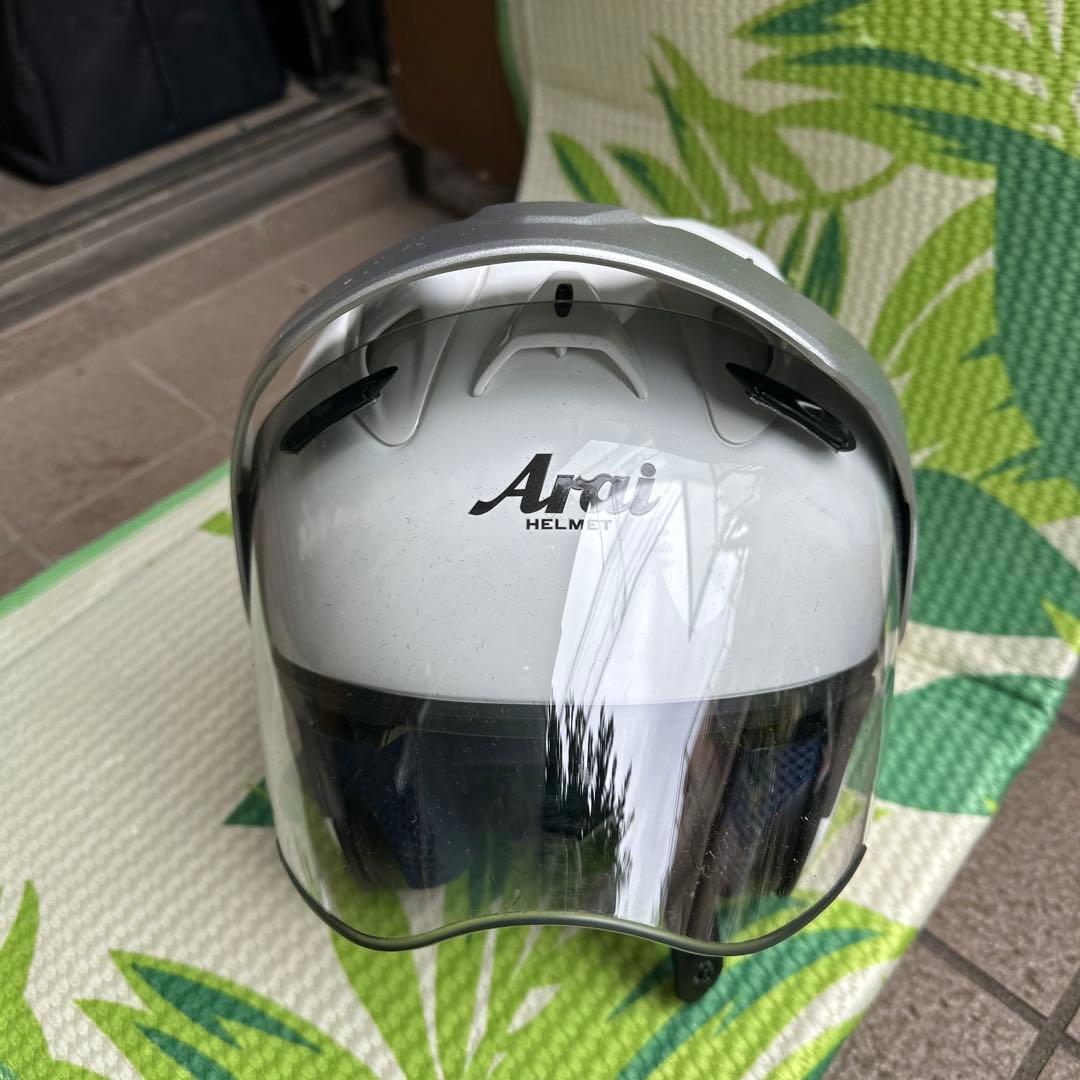 Arai ジェットヘルメット ホワイト 殆ど未使用品