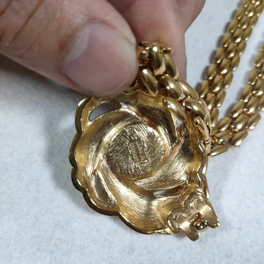 b85 LANVIN　ランバン　ネックレス　イヤリング　ゴールド