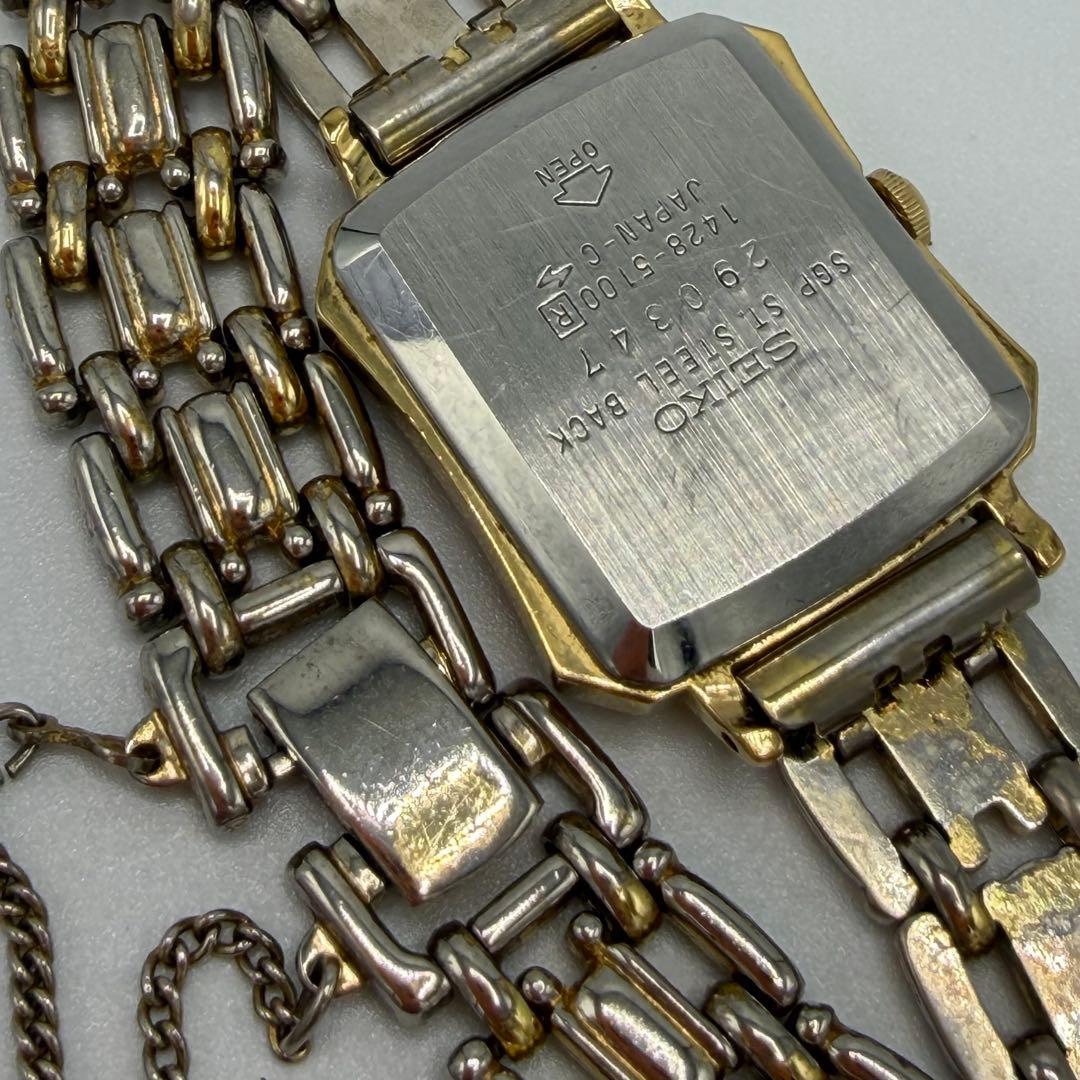 可動品 セイコー SEIKO クオーツ レディース 腕時計 1428-5100