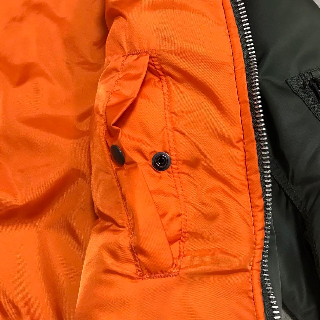 90s ALPHA アルファ　ビンテージフライトジャケット　MA1 USA製　L