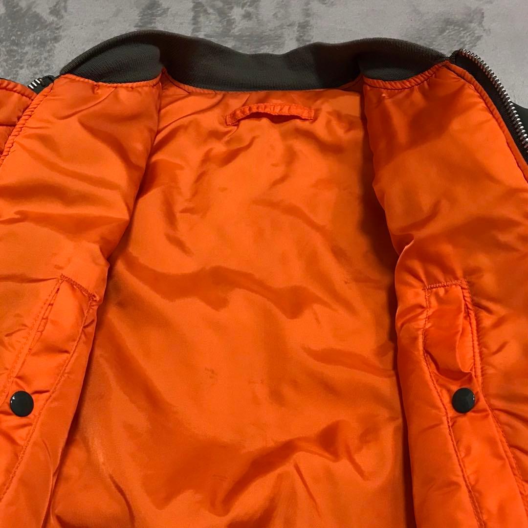 90s ALPHA アルファ　ビンテージフライトジャケット　MA1 USA製　L