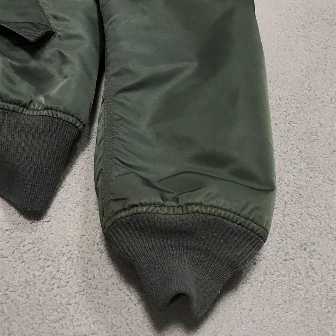 90s ALPHA アルファ　ビンテージフライトジャケット　MA1 USA製　L