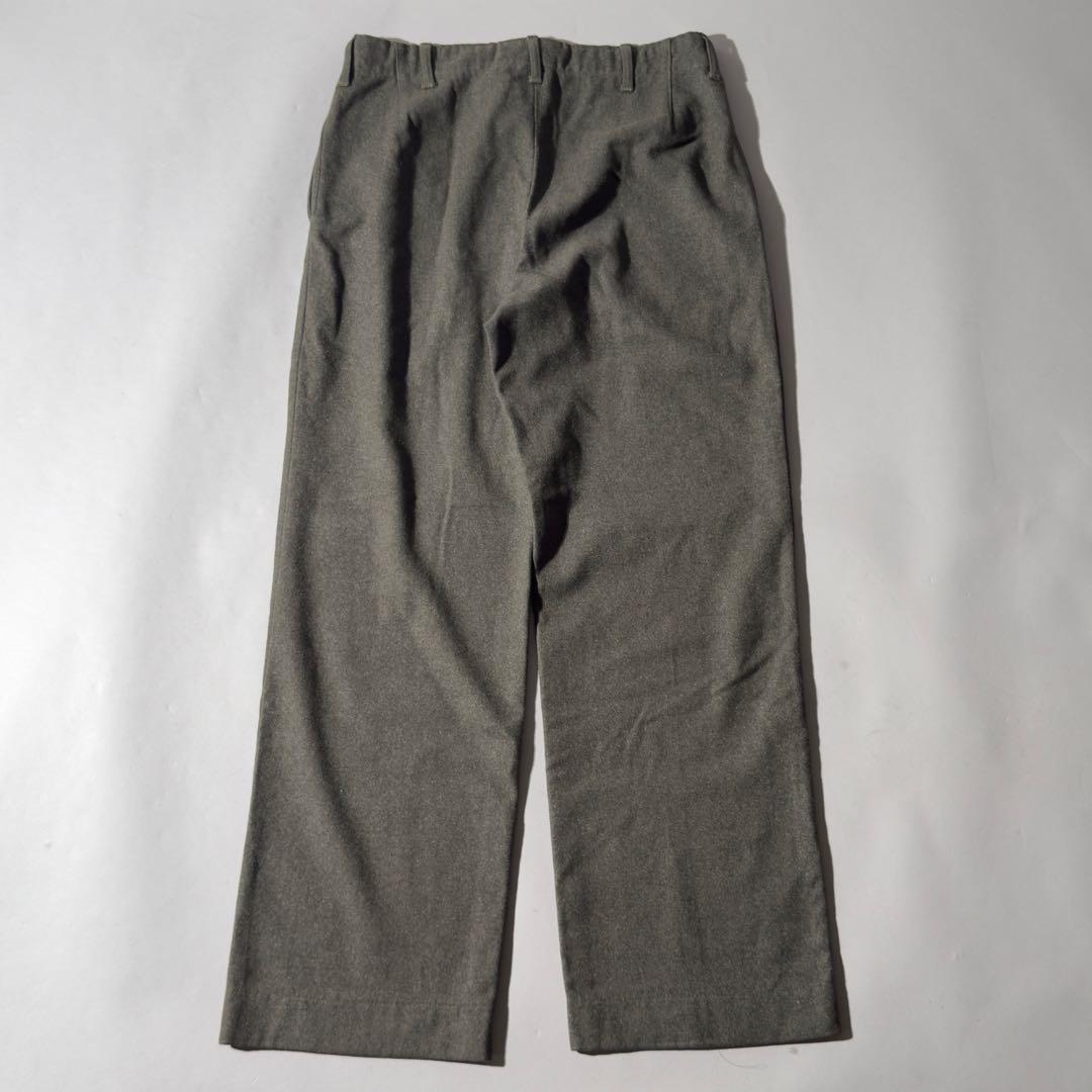 50〜60's Vintage ユーロ ミリタリー Wool Trousers