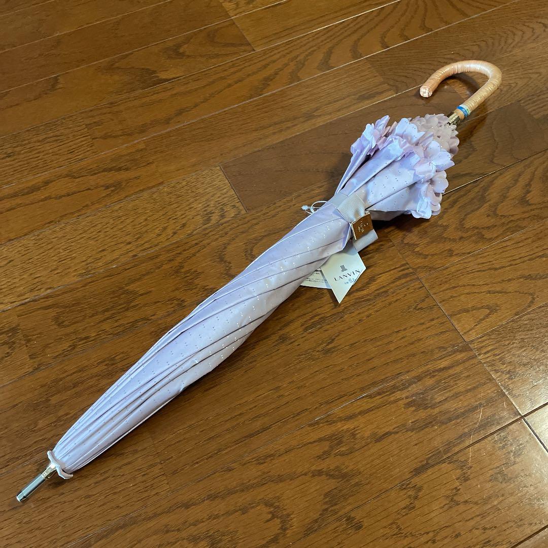 ランバンオンブルー☆遮熱効果☆All Weatherパラソル(ラベンダー)