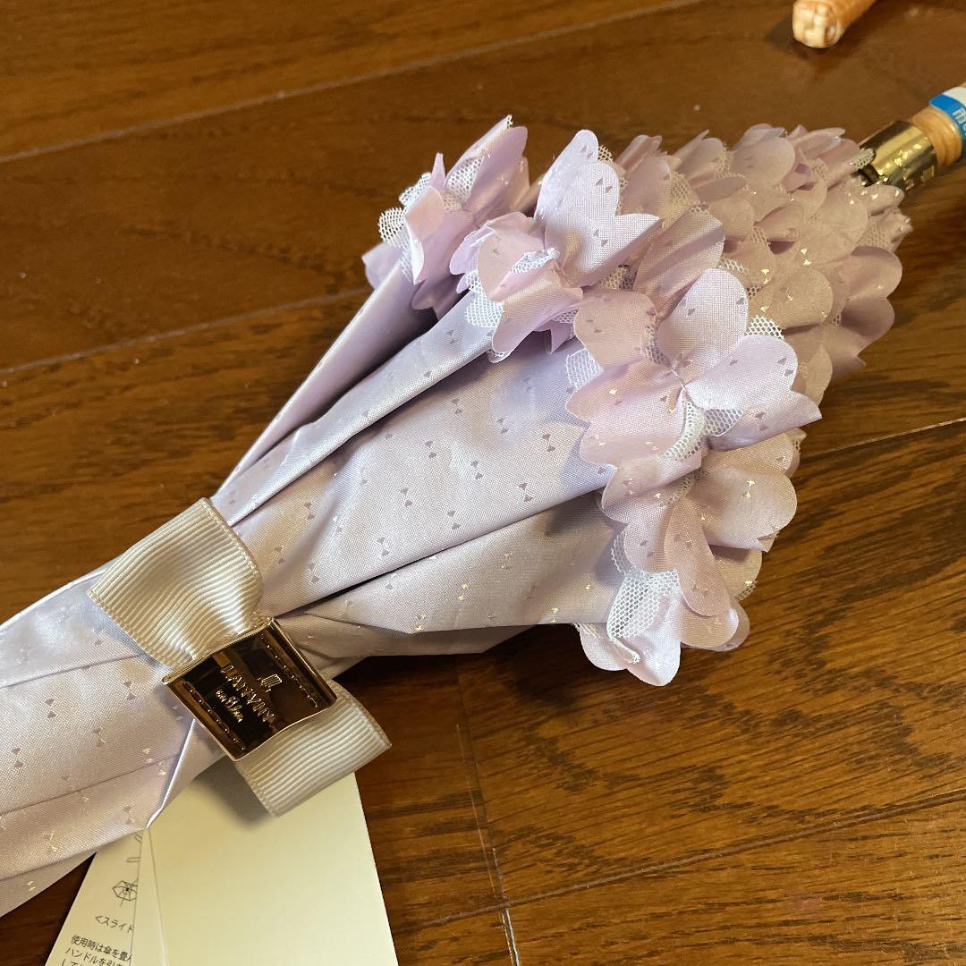 ランバンオンブルー☆遮熱効果☆All Weatherパラソル(ラベンダー)