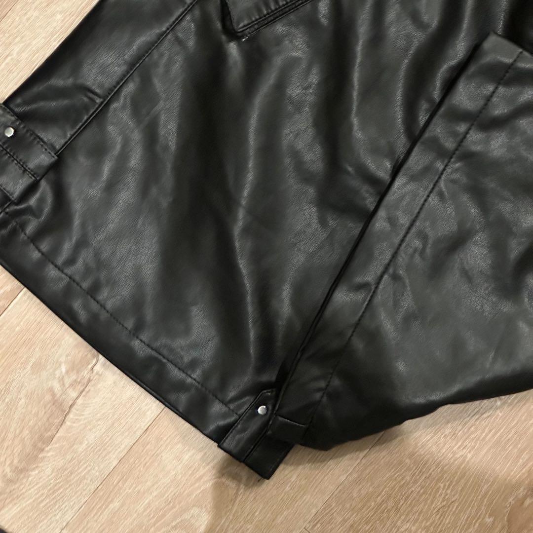 パンツ Cozy Worldwide leather cargopants L size