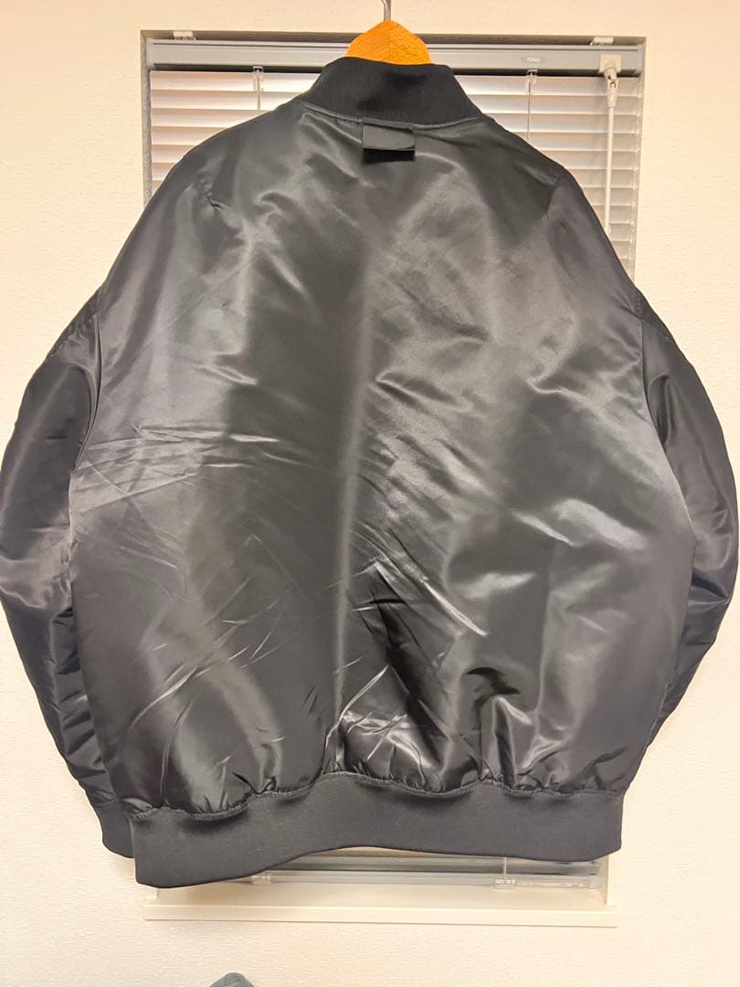 【美品】ユニクロ ジルサンダー MA-1 ダウンジャケット 特大 4XL 黒