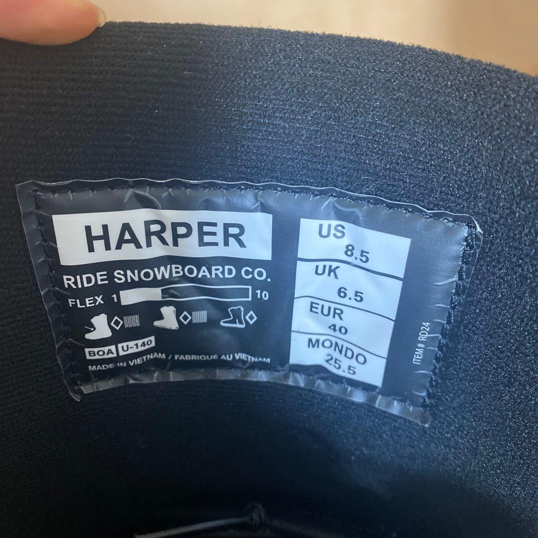 スノーボードブーツ RIDE 2024-2025 【ほぼ新品】25.5 BOA