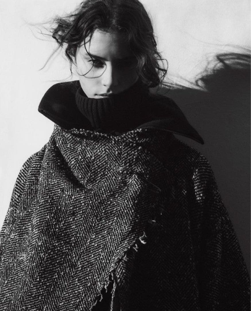 2022aw ヨウジヤマモト ワイズ y's 変形アシンメトリー ポンチョコート