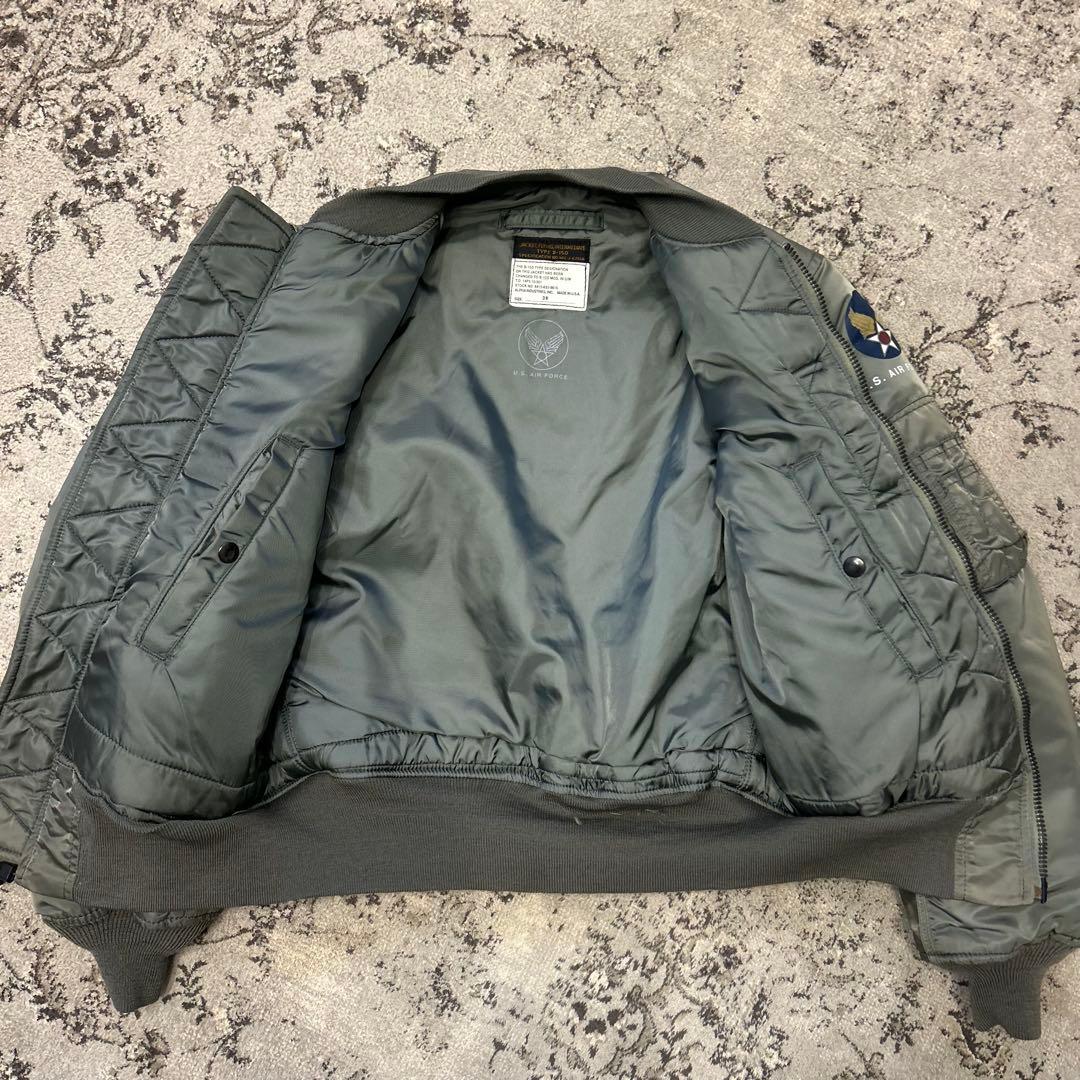 【50s復刻 USA製】ALPHA INDUSTRIES B-15D MOD