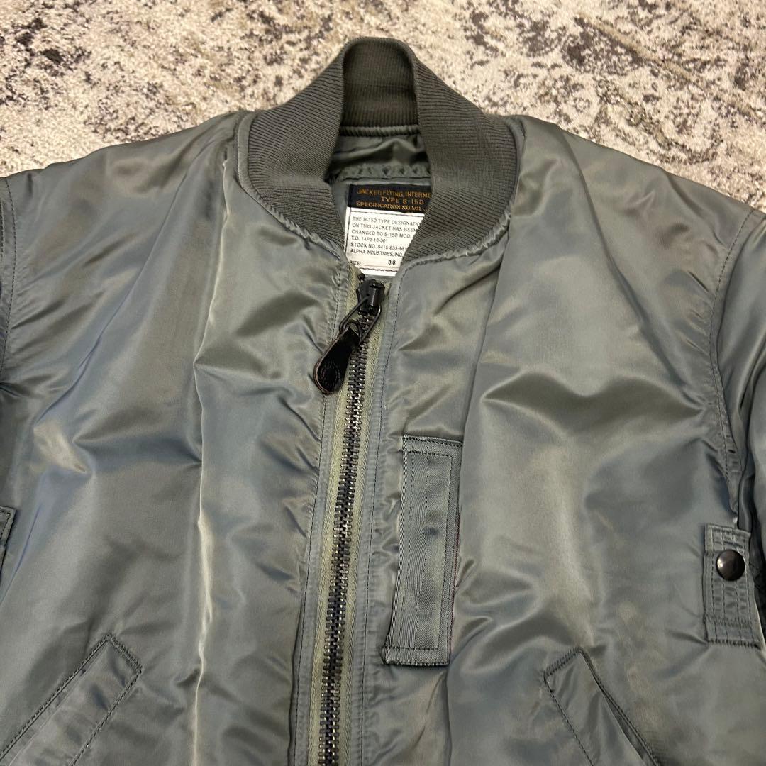 【50s復刻 USA製】ALPHA INDUSTRIES B-15D MOD