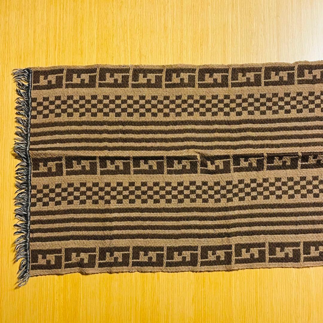 【新品・未使用】FENDI ズッカ柄 ウールマフラー マルチカラー リバーシブル