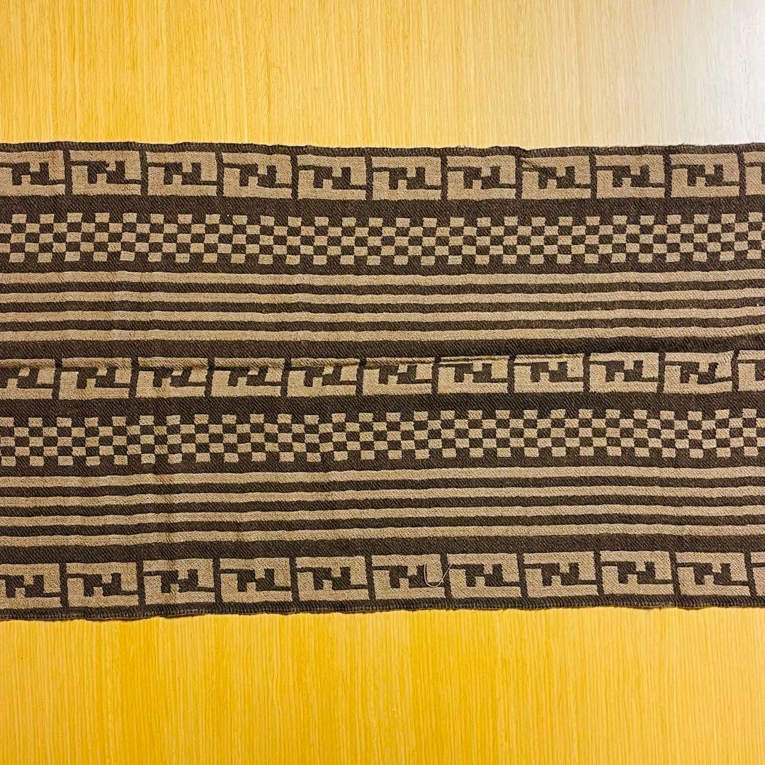 【新品・未使用】FENDI ズッカ柄 ウールマフラー マルチカラー リバーシブル