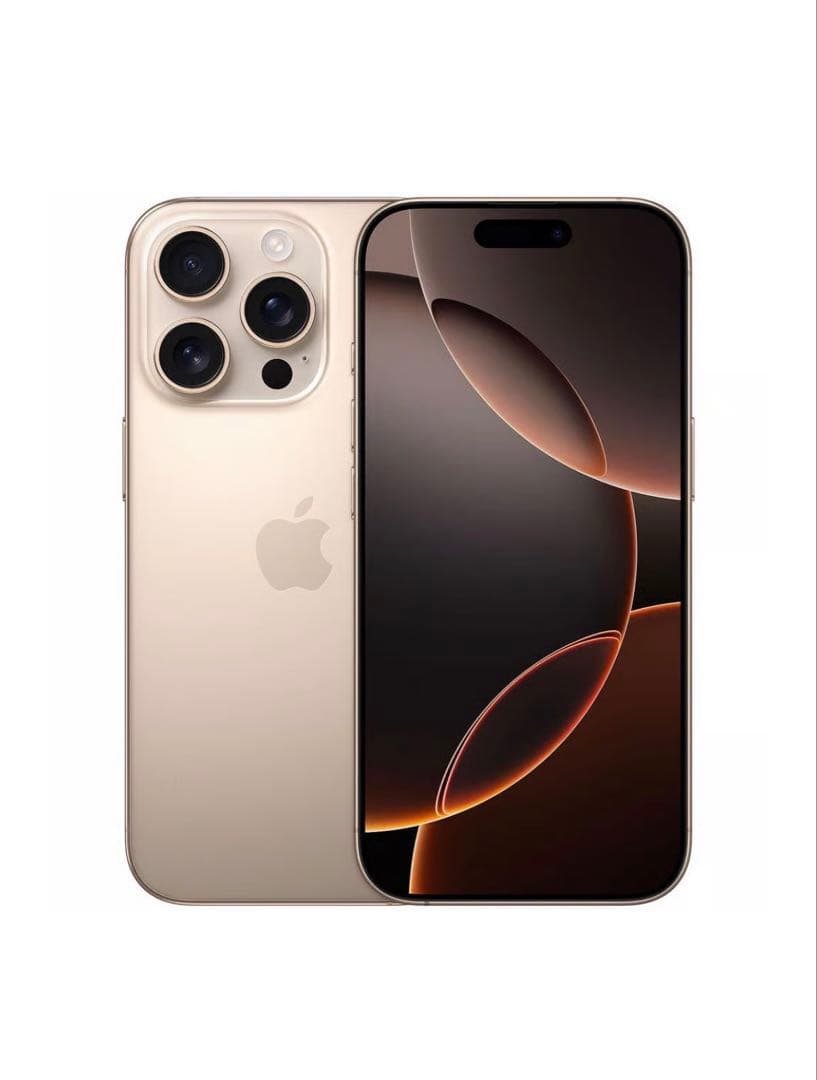 美品iPhone16 Pro 128GB デザートチタニウム