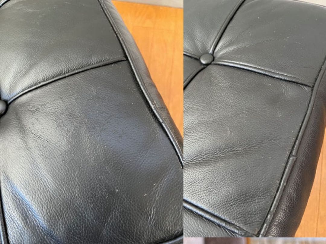 バルセロナスツール　オットマン ミース・ファン・デル・ローエ 本革 リプロダクト