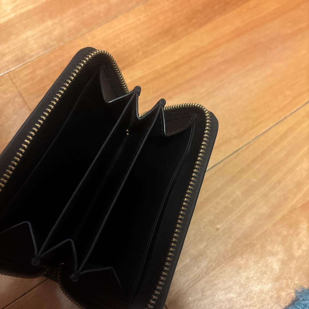 COACH PEBBLED LEATHER 小銭入れ カードケース BK