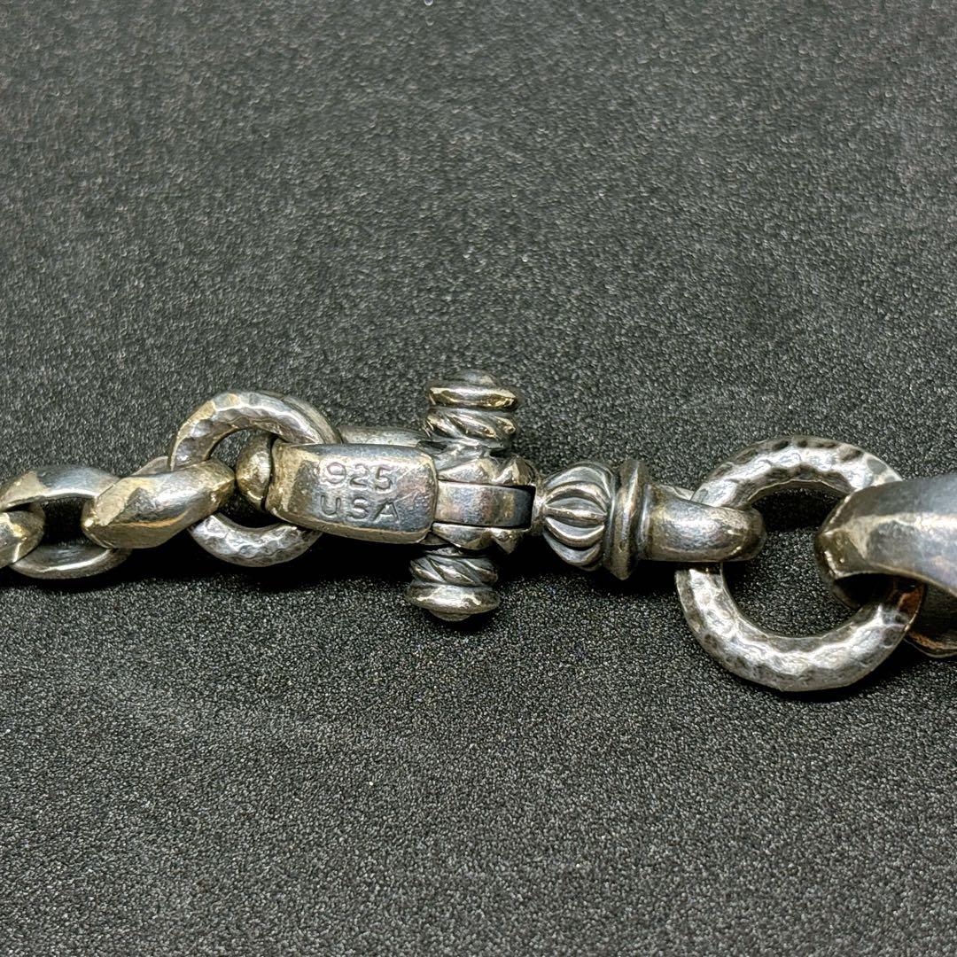 レナードカムホート ウォレットチェーン シルクへロン スワンフック シルバー