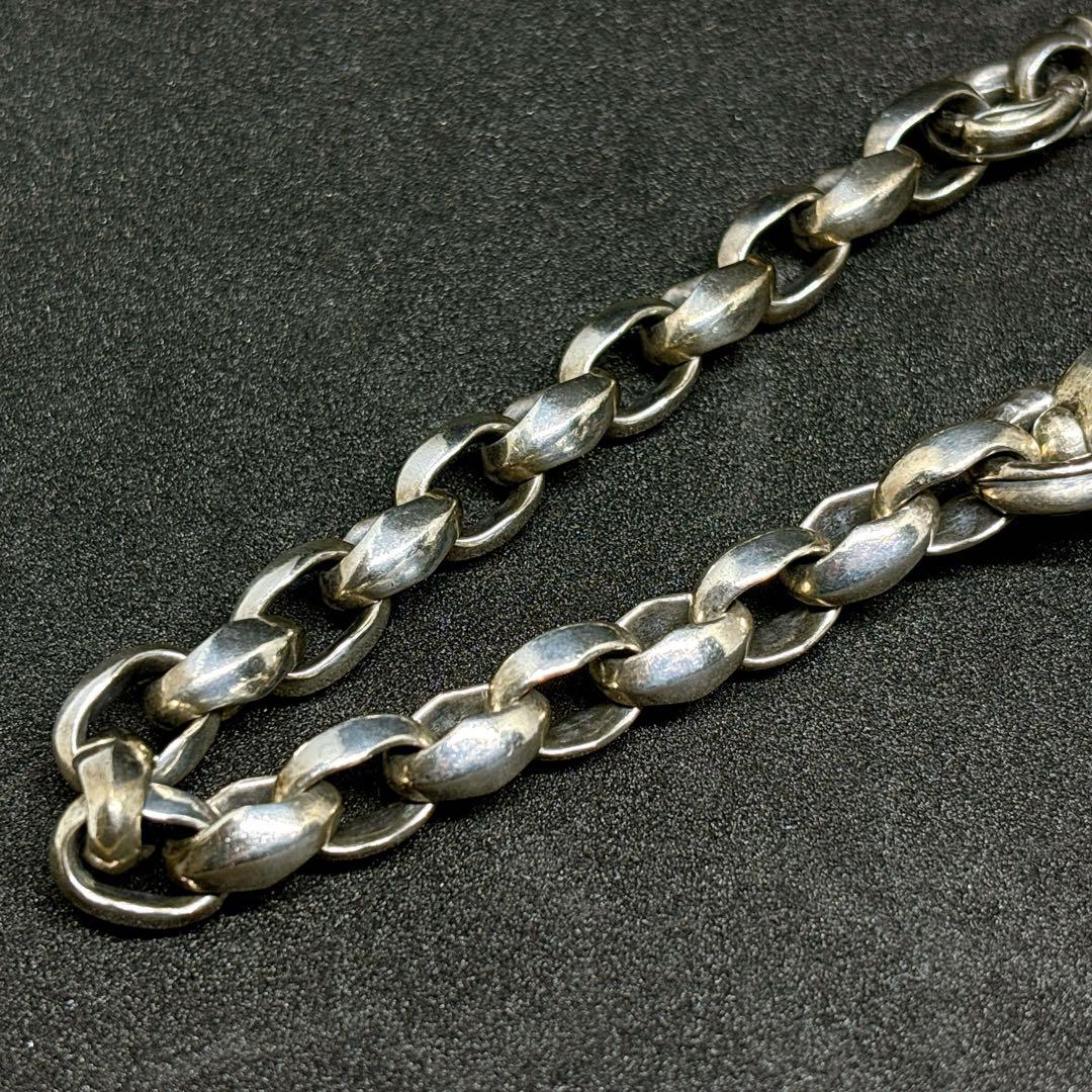 レナードカムホート ウォレットチェーン シルクへロン スワンフック シルバー