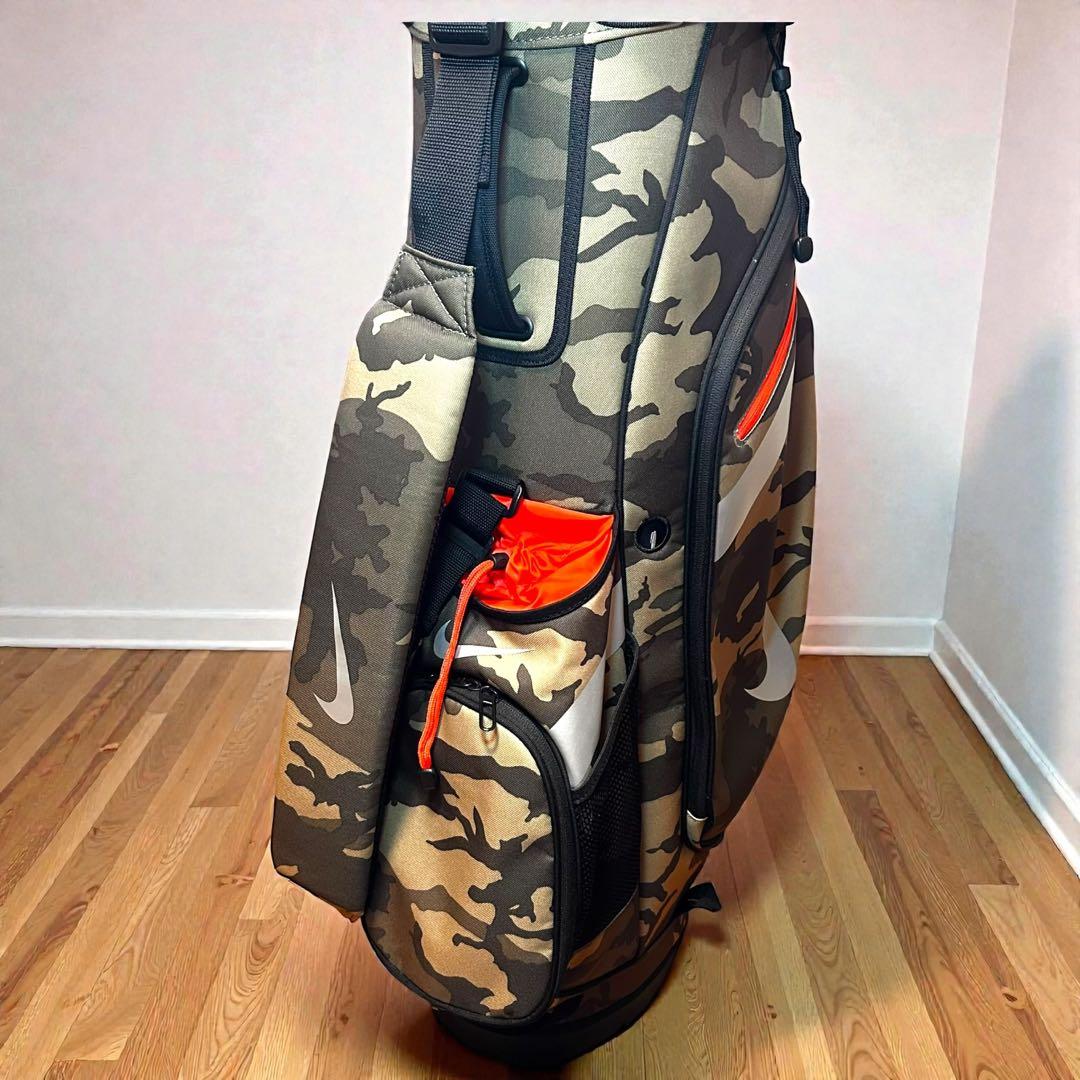ほぼ未使用級❣️極美品✨NIKE ゴルフ キャディバッグ 14分割 カモフラ 迷彩
