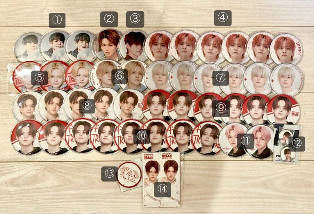 treasure ヨシ 缶バッジ