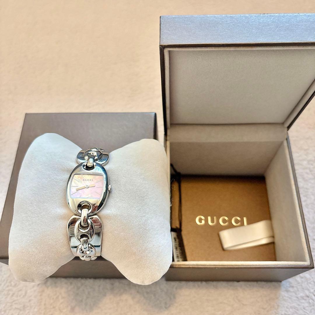 【未使用】GUCCI グッチ　腕時計　121.5 マリーナチェーン　箱あり