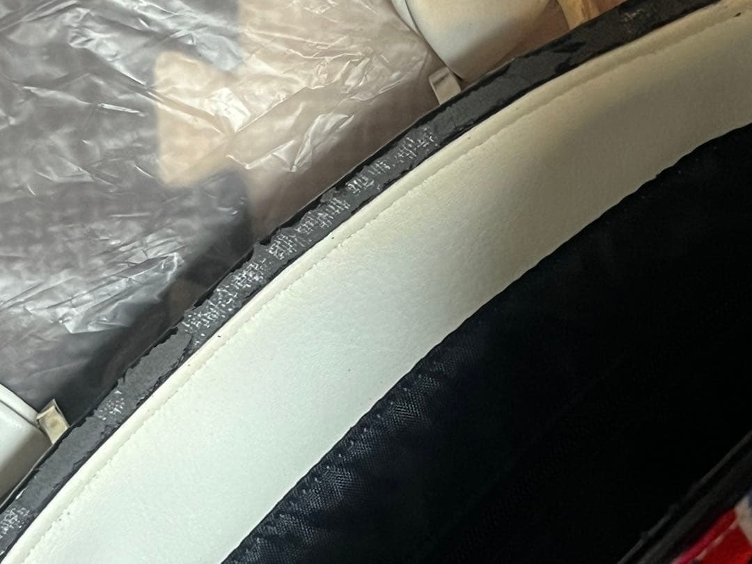 トミカゴルフ新品訳ありホワイトカラフルゴルフバッグ小w32×D12×H19