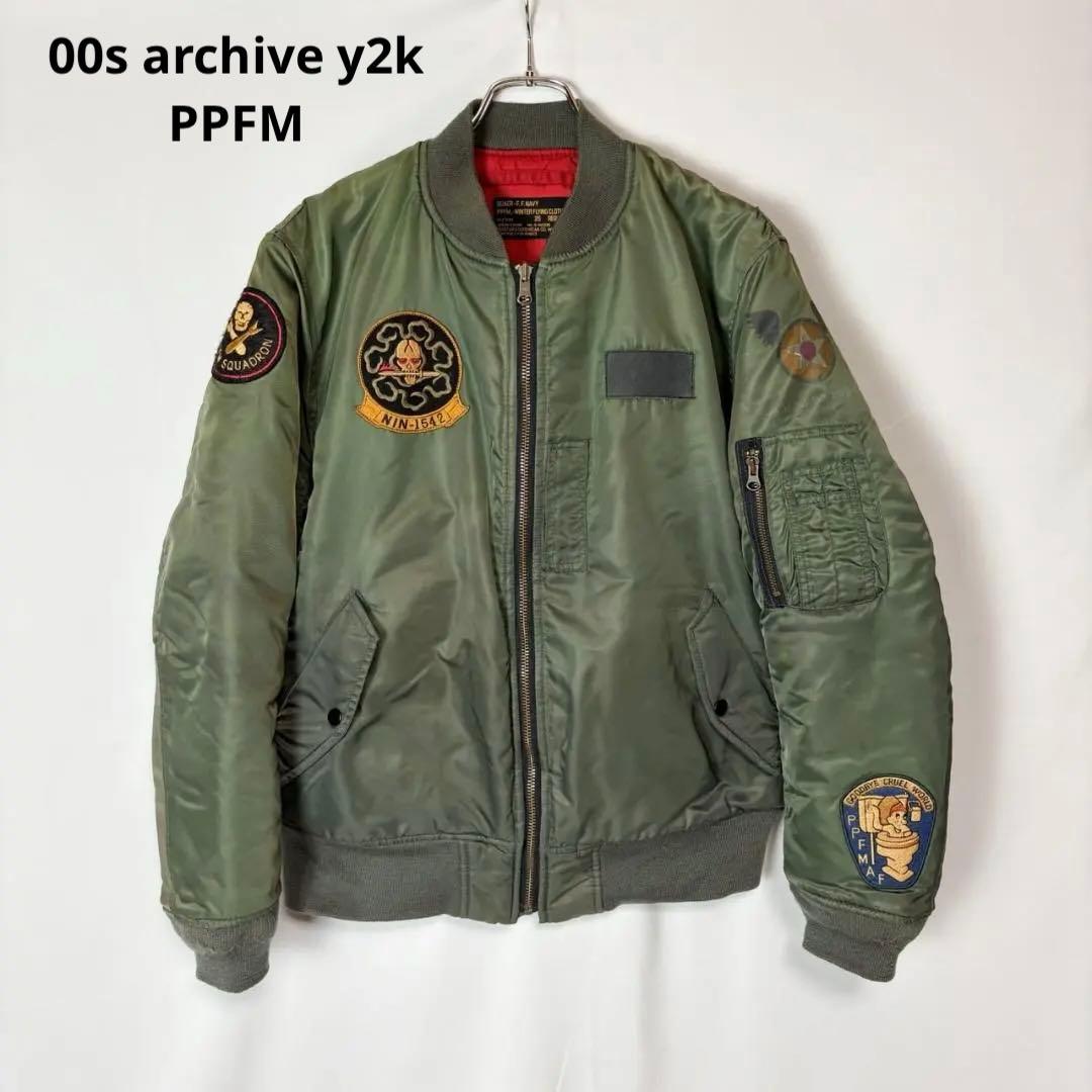 00s archive y2k PPFM MA-1 フライトジャケット L