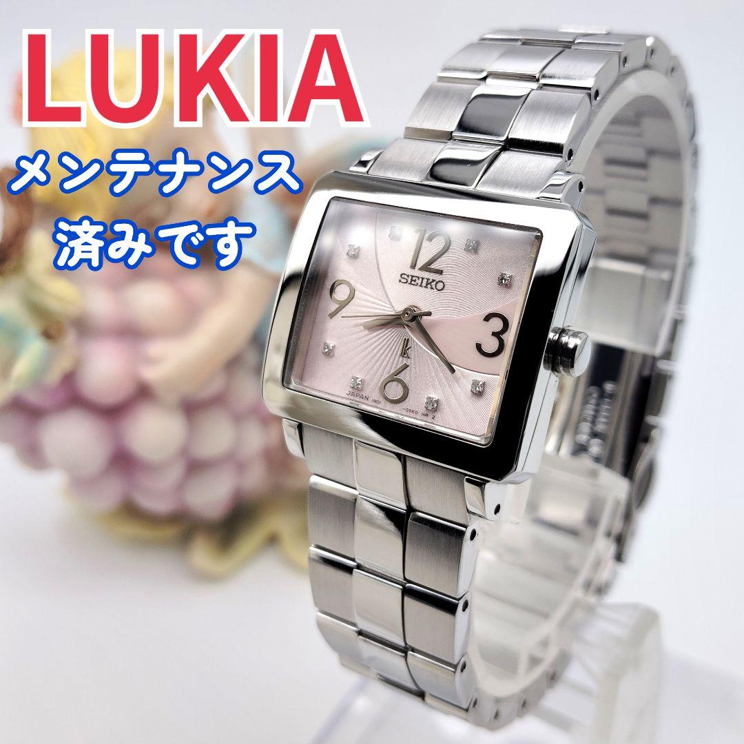【美品 ダイヤモンド】セイコー　ルキア　レディース腕時計　7H-2
