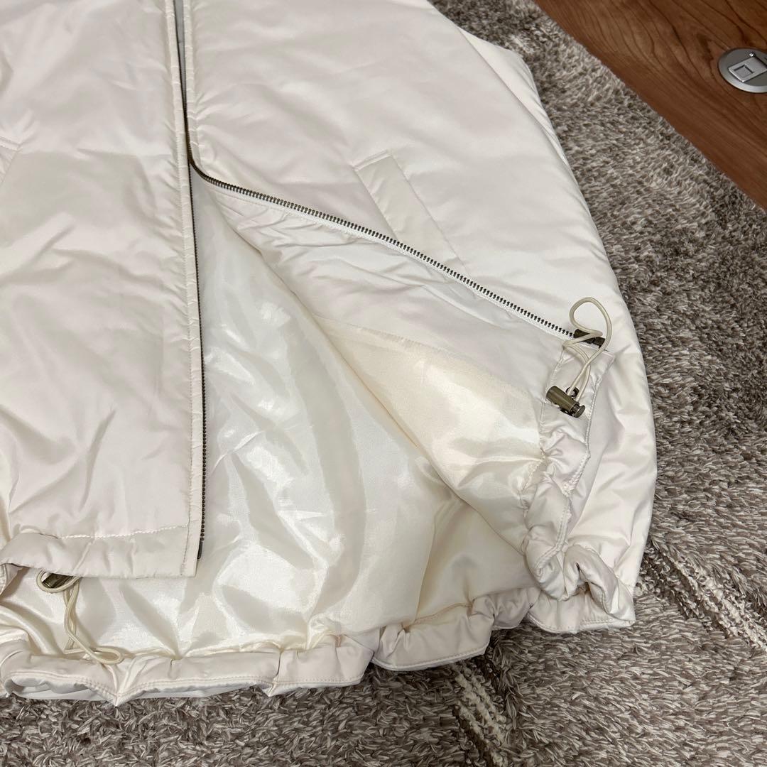 23区フード付きロングベスト