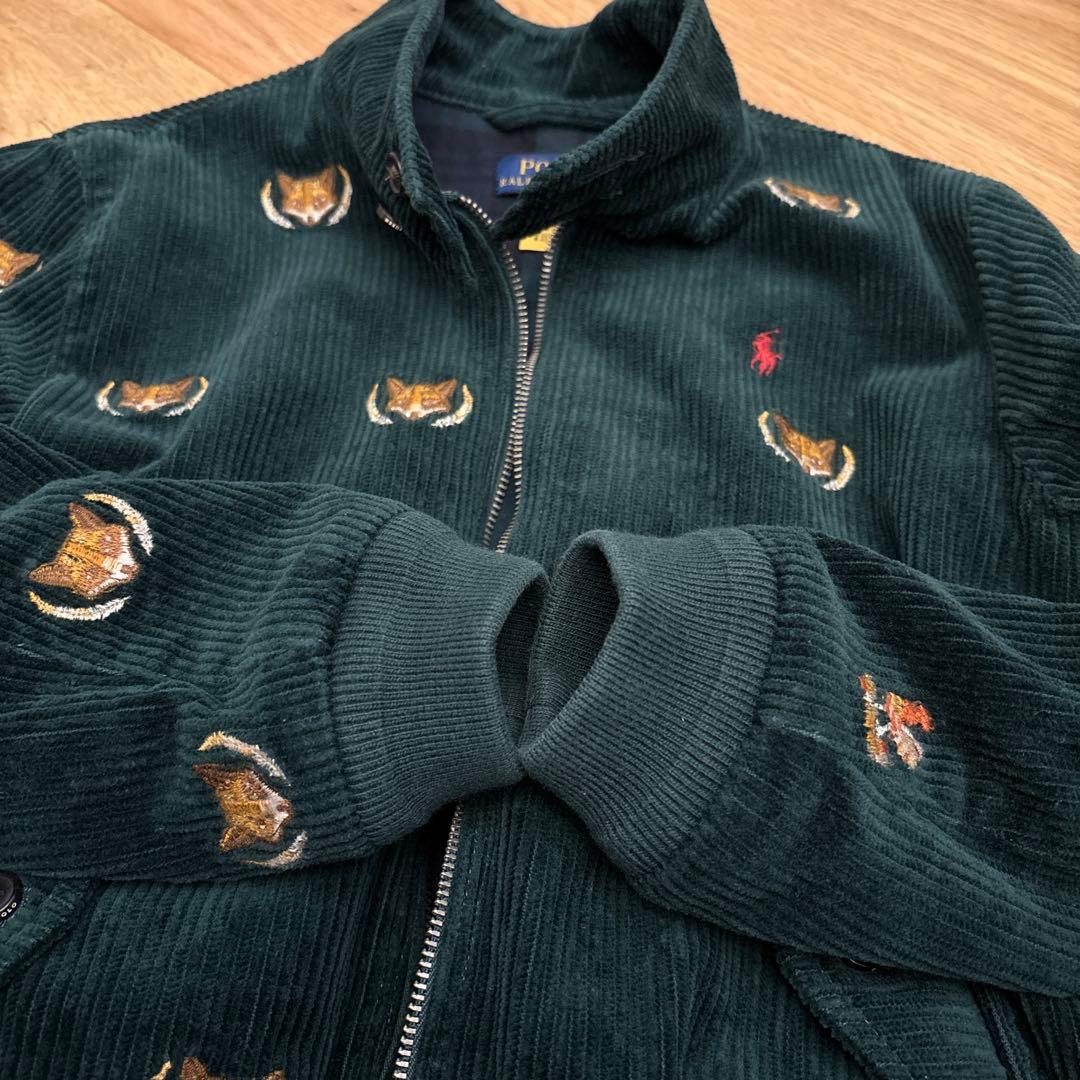 ポロ　ラルフローレン　キッズ　120㎝　ダークグリーン コーデュロイジャケット