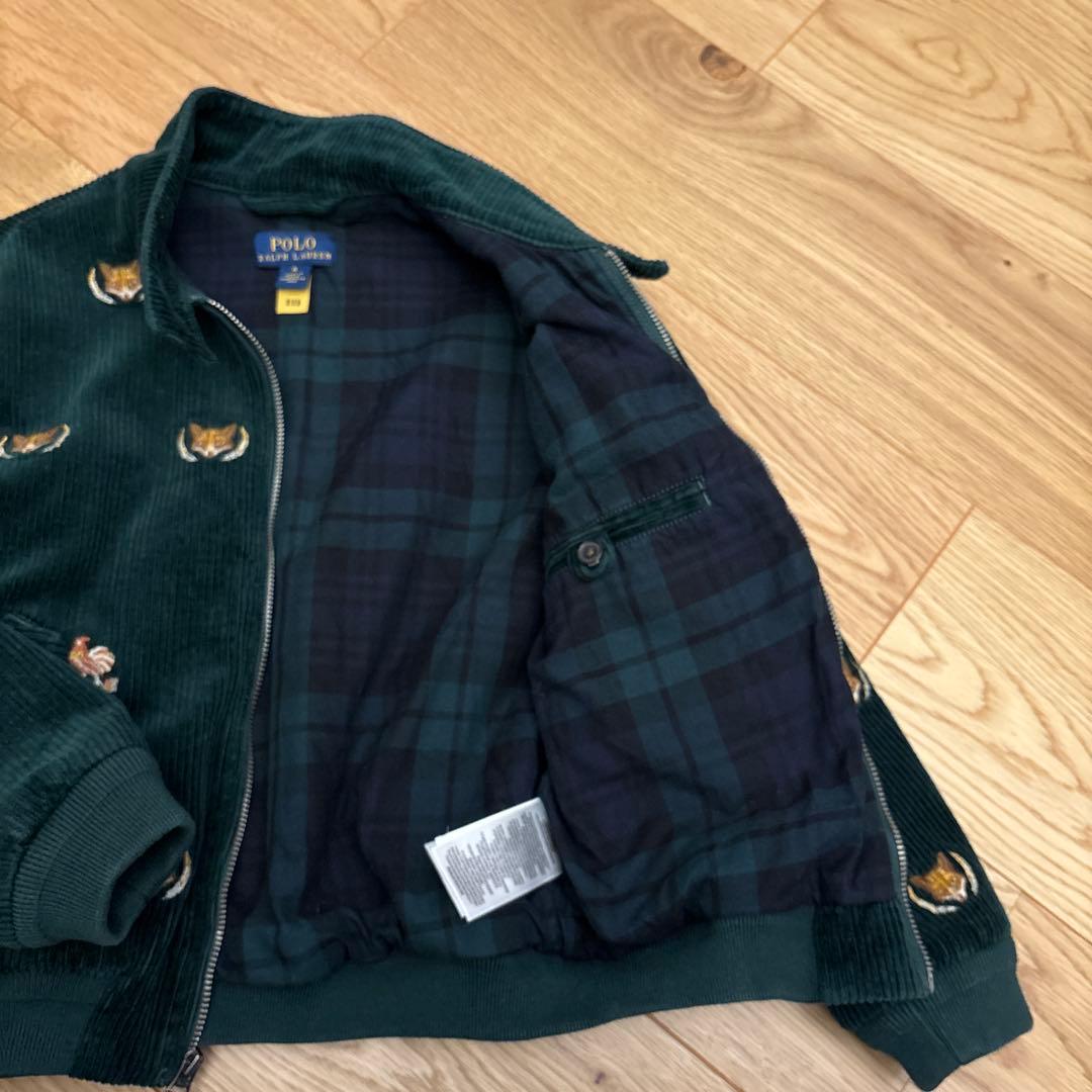 ポロ　ラルフローレン　キッズ　120㎝　ダークグリーン コーデュロイジャケット