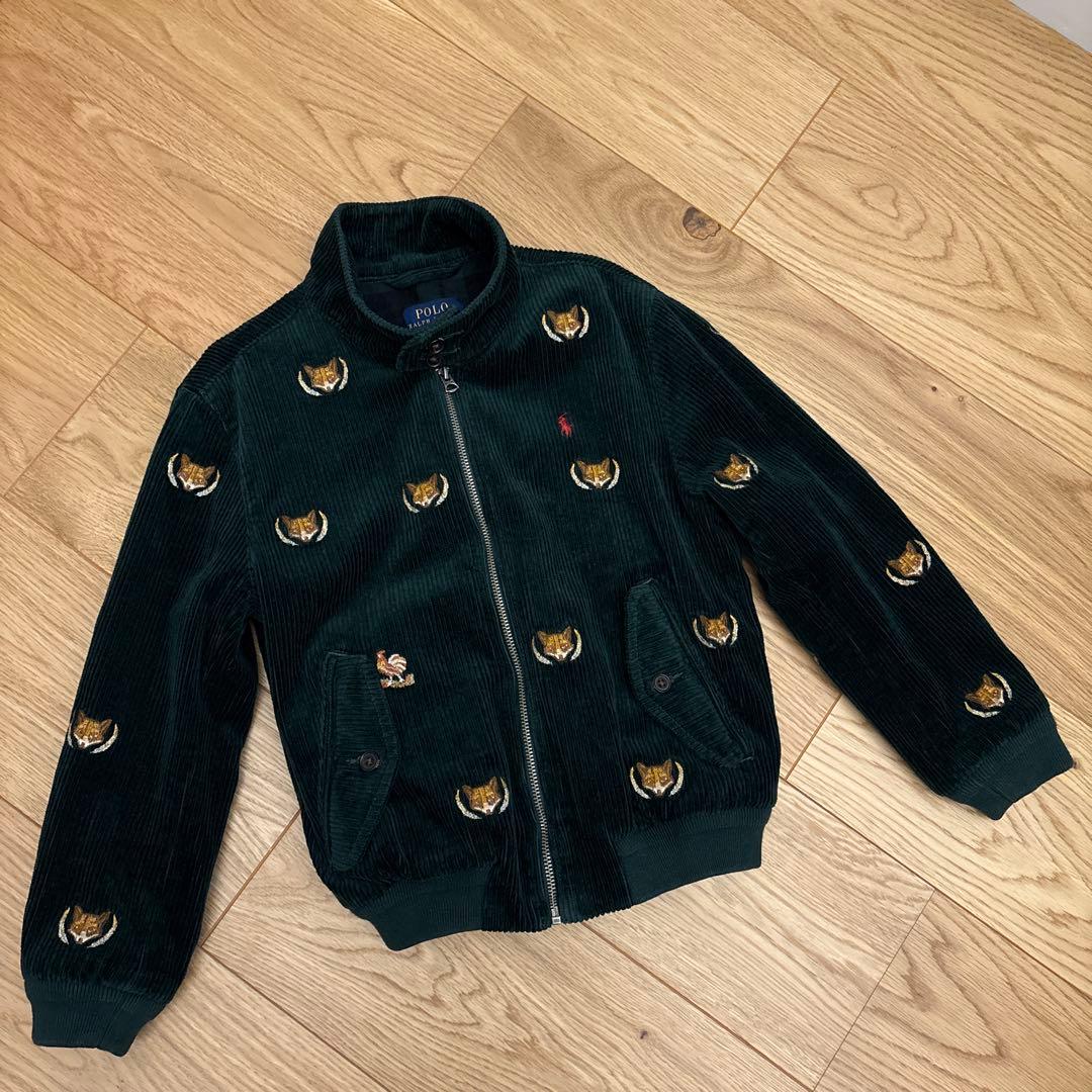 ポロ　ラルフローレン　キッズ　120㎝　ダークグリーン コーデュロイジャケット