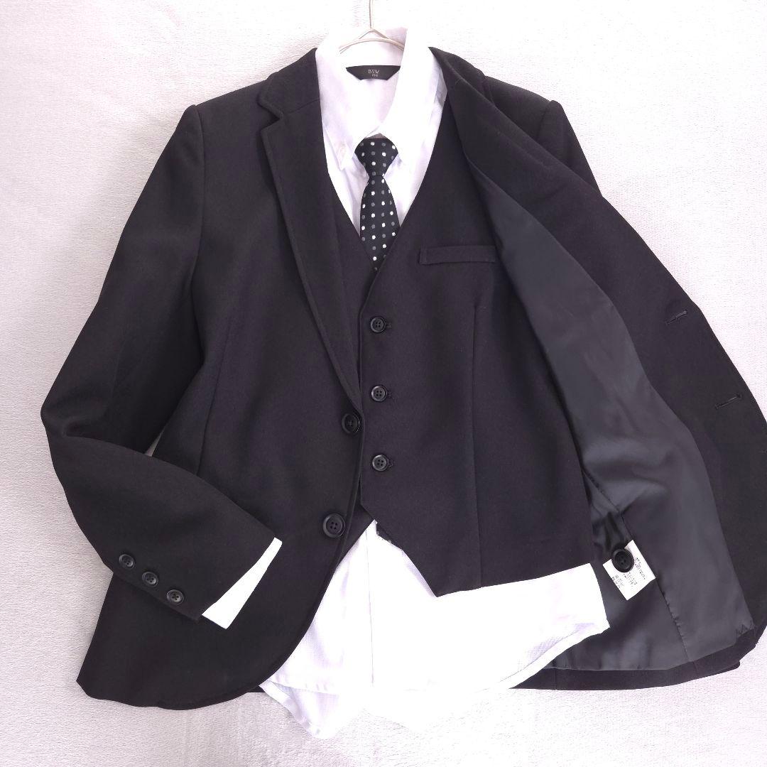 美品 BSW 150cm 7点セット 卒業式 入学式 男の子 フォーマルスーツ