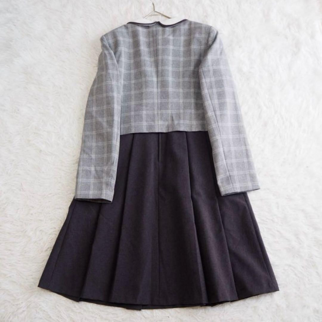 美品 エルアンノアール キッズフォーマルスーツ4点セット 女の子 卒業式 卒服