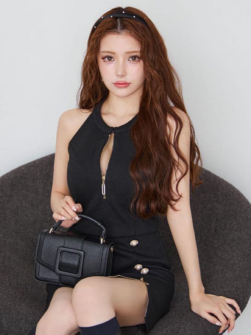 NEWサイズ＊ジップスリット✖️アメスリワッフルセットアップL