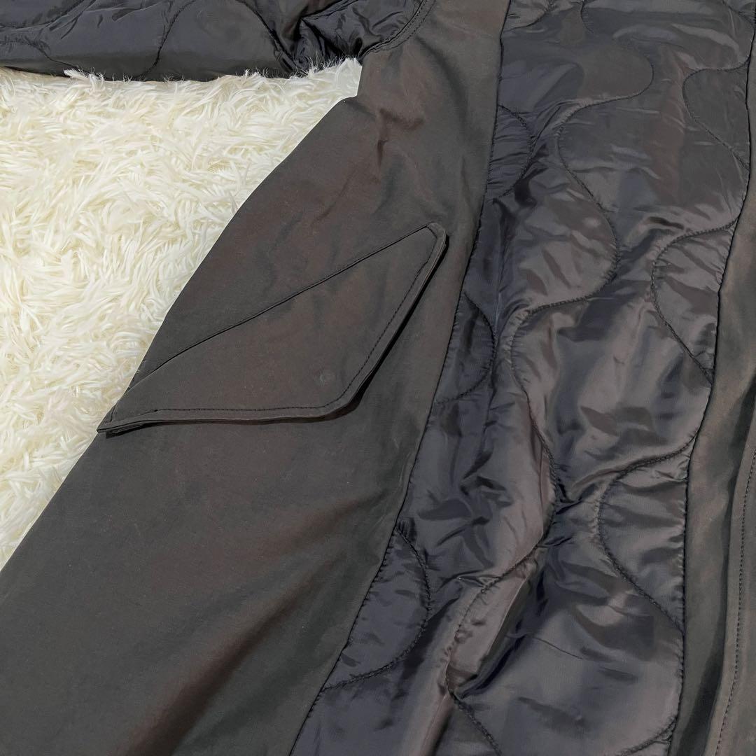 s11✨CIAOPANIC TYPY切替マキシミリタリーコート 黒