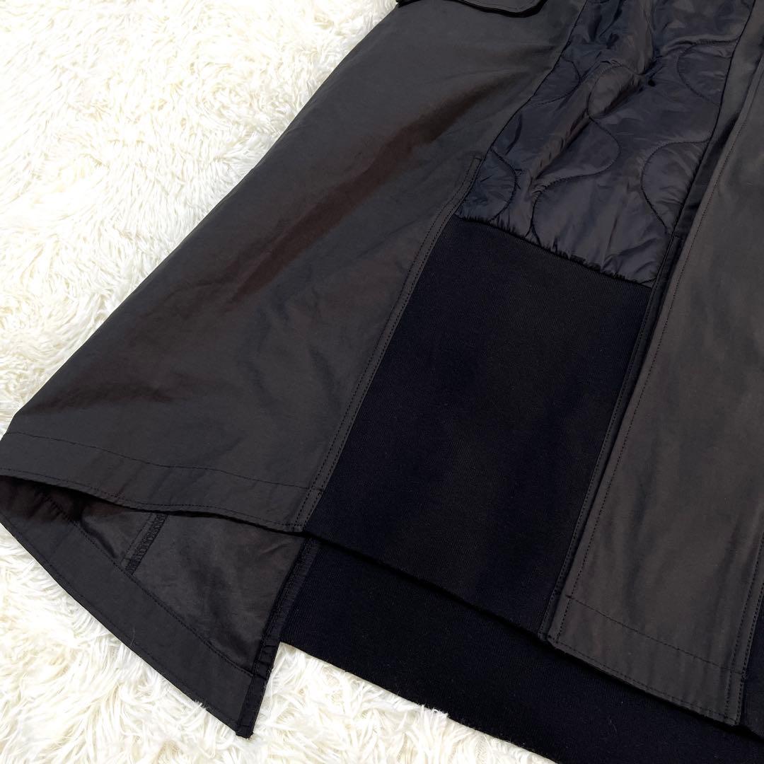 s11✨CIAOPANIC TYPY切替マキシミリタリーコート 黒