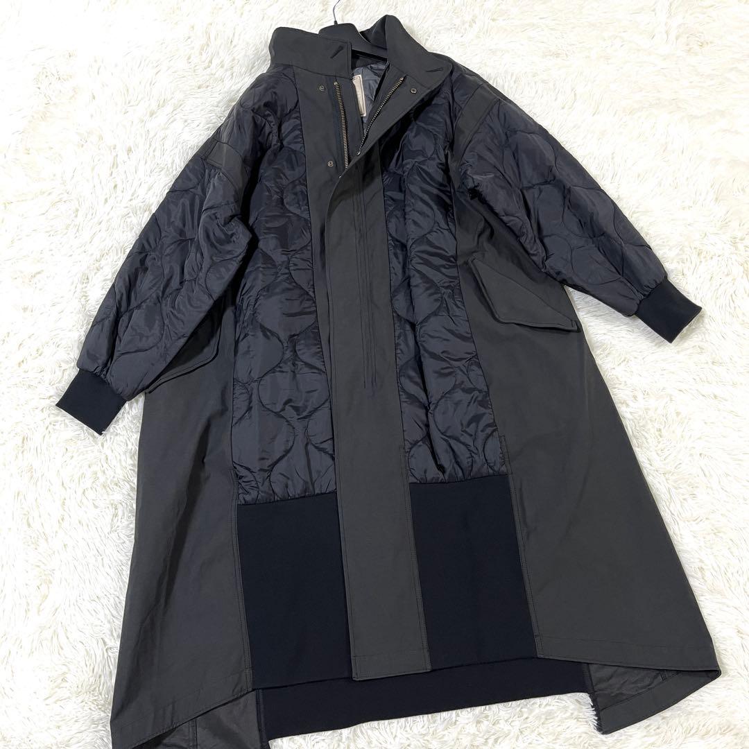 s11✨CIAOPANIC TYPY切替マキシミリタリーコート 黒