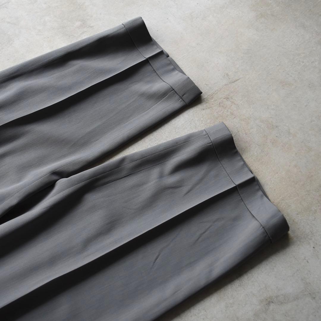 80s90s ジョルジオアルマーニ ツータックスラックス W31 グレージュ