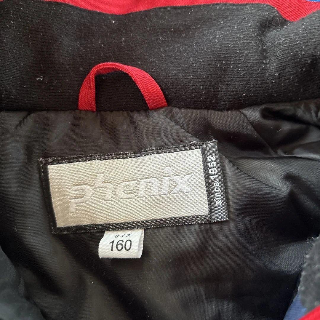 Phenix スキーウェア 青/赤 フード付き