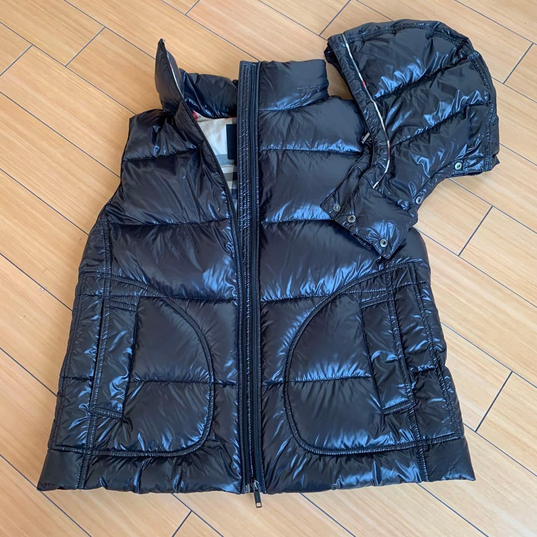 BURBERRY LONDON ダウンベスト フード44 大きいサイズ　美品