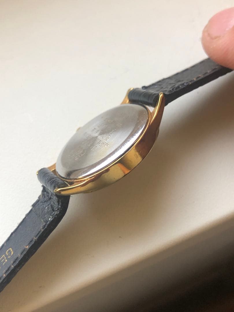 【美品】LONGINES ロンジン　スモセコ　電池新品　シルバー レザーベルト