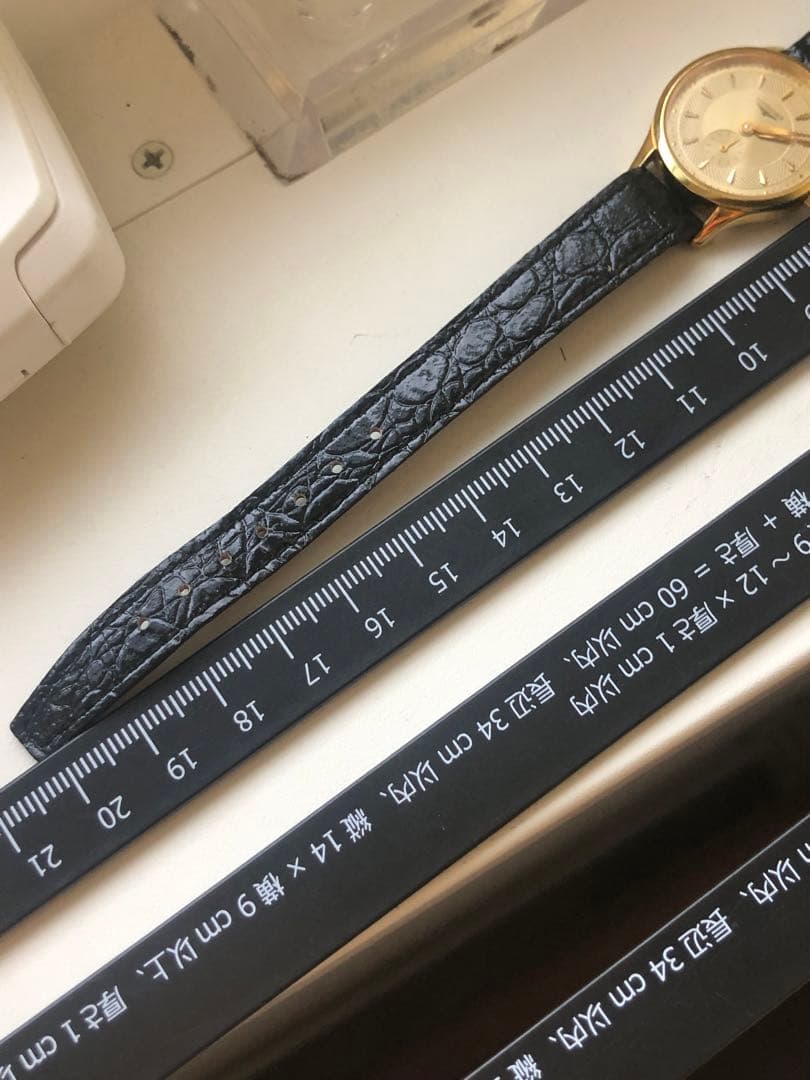 【美品】LONGINES ロンジン　スモセコ　電池新品　シルバー レザーベルト