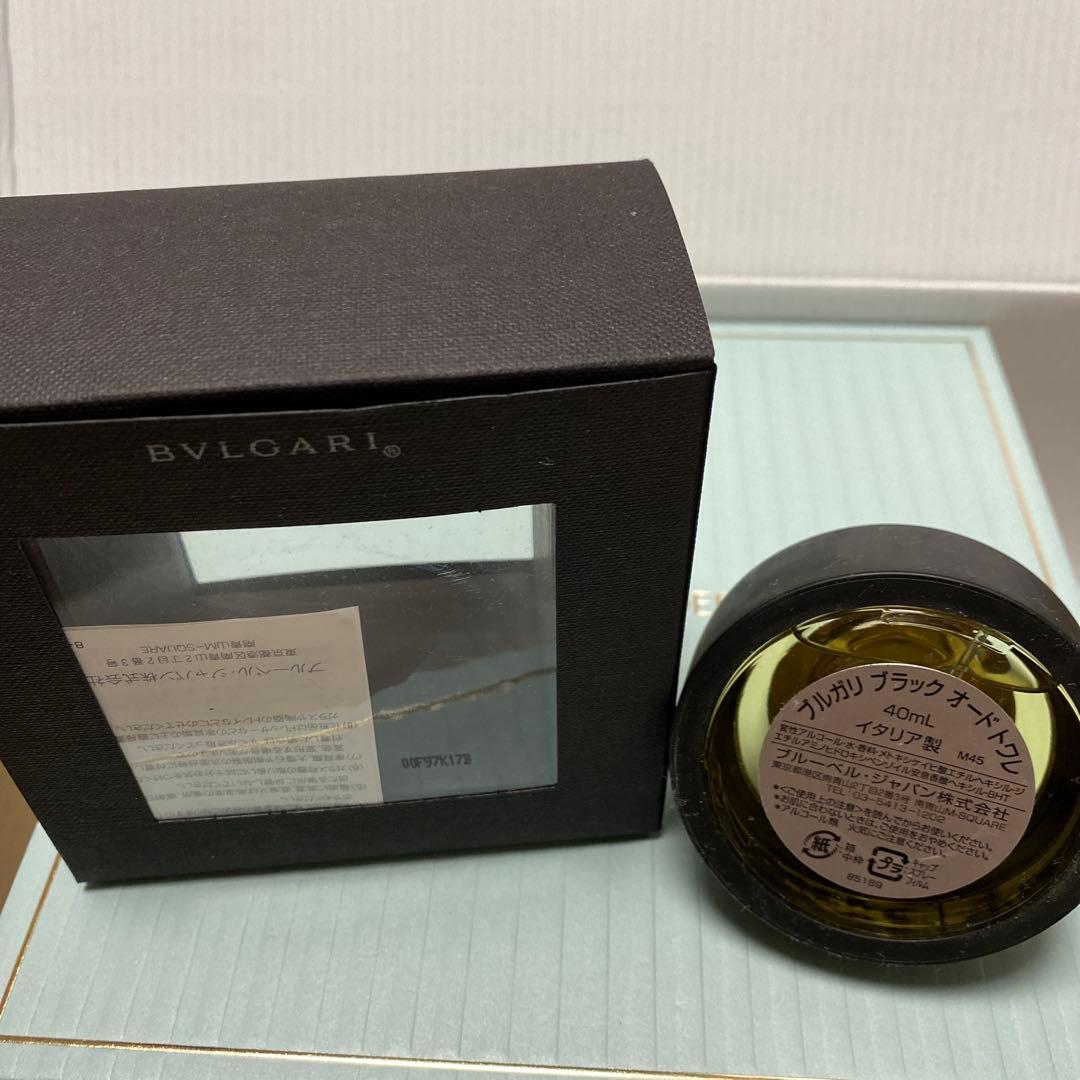 ブルガリ ブラック オードトワレ 40ml スプレー 1回使用 美品