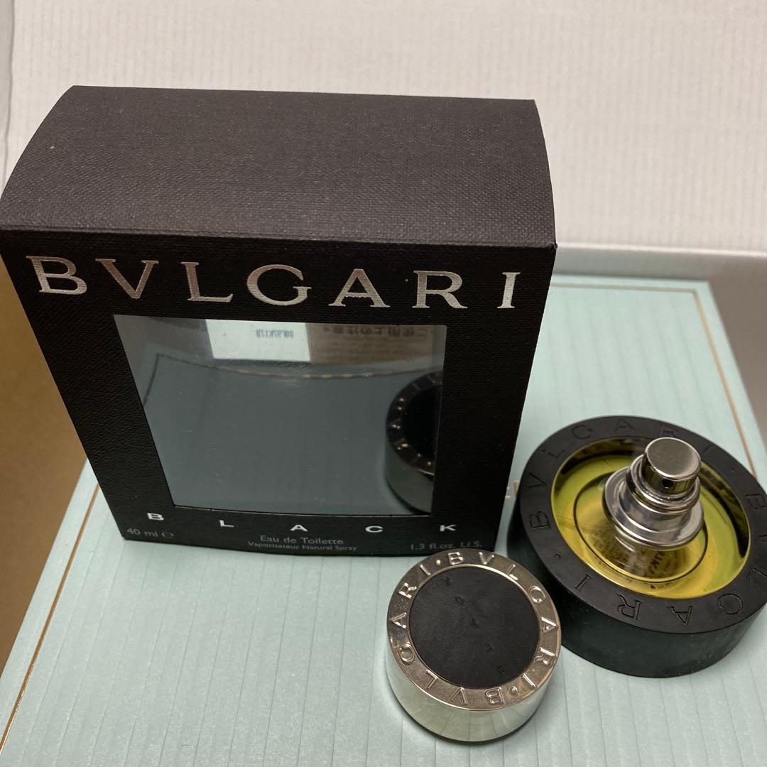 ブルガリ ブラック オードトワレ 40ml スプレー 1回使用 美品