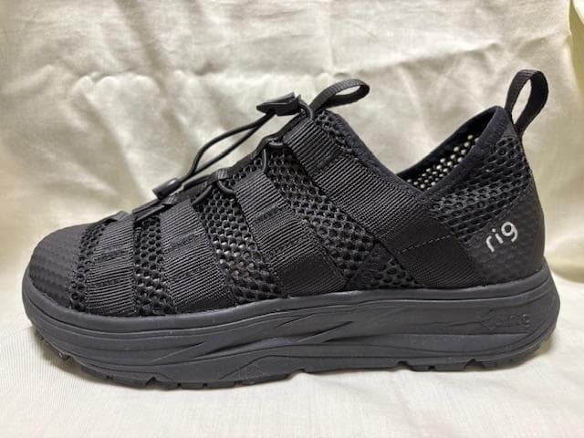極美品 rig footware moja リカバリーサンダル メッシュ
