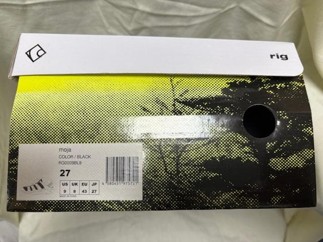 極美品 rig footware moja リカバリーサンダル メッシュ