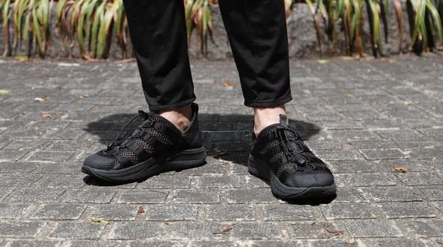 極美品 rig footware moja リカバリーサンダル メッシュ